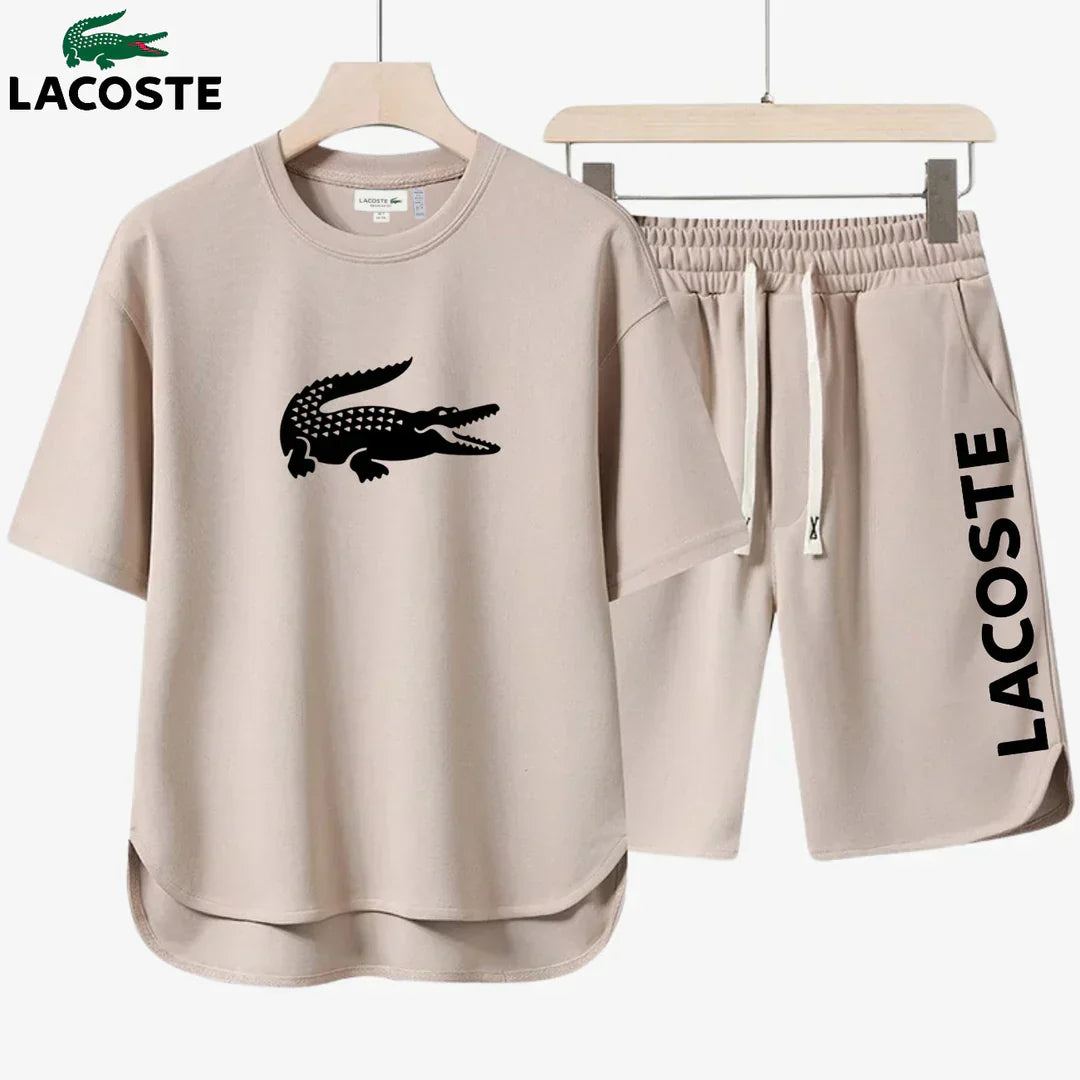 Conjunto de camiseta y pantalón corto Lacoste™ – Edición 2025