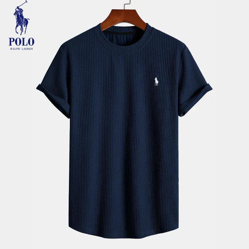 Camiseta de canalé premium de Ralph Lauren