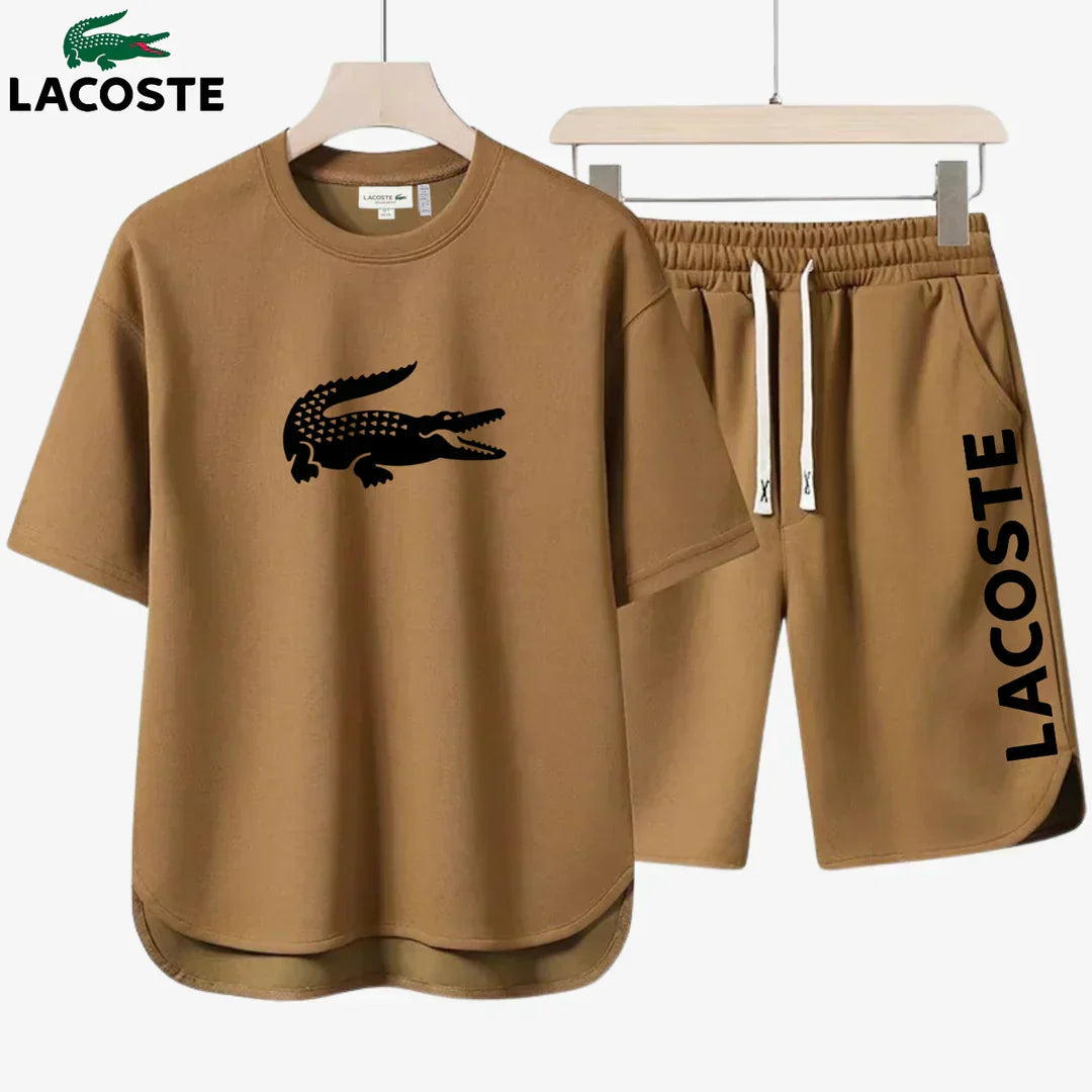 Conjunto de camiseta y pantalón corto Lacoste™ – Edición 2025