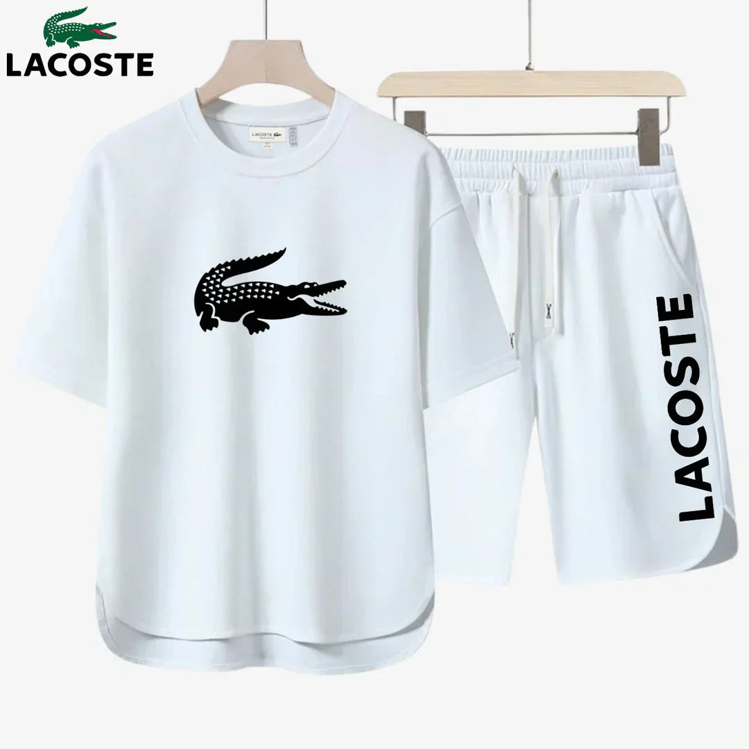 Conjunto de camiseta y pantalón corto Lacoste™ – Edición 2025