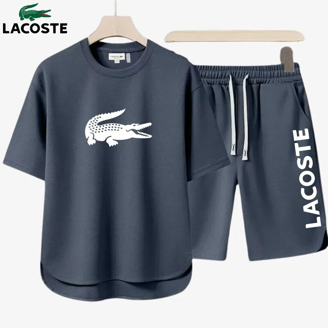 Conjunto de camiseta y pantalón corto Lacoste™ – Edición 2025