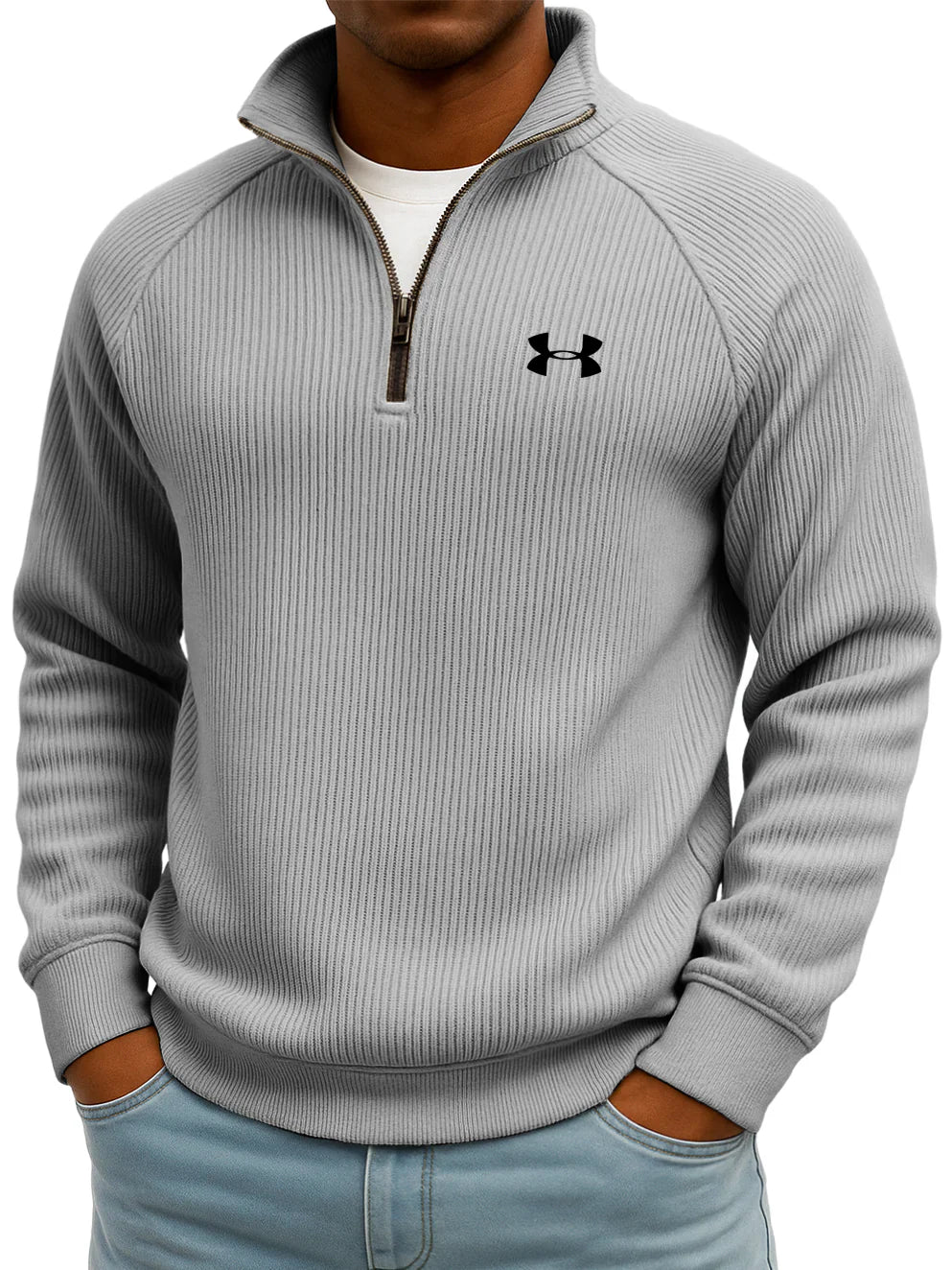Sudadera deportiva Under Armour con media cremallera: comodidad y estilo