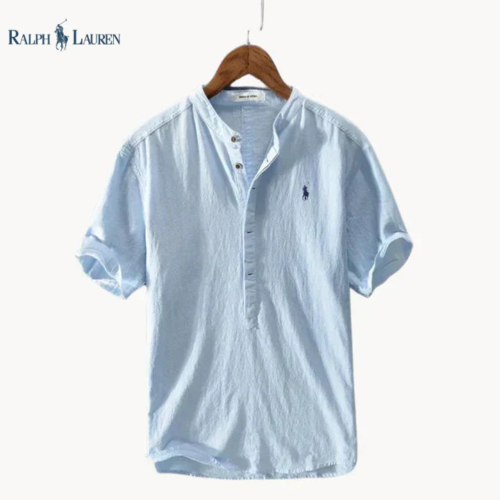 Camisa de lino premium para hombre de verano