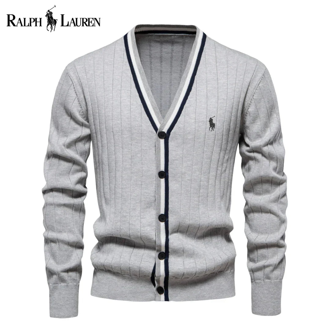 Cárdigan de canalé Ralph Lauren – Estilo clásico