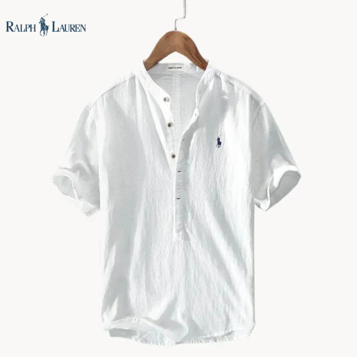 Camisa de lino premium para hombre de verano