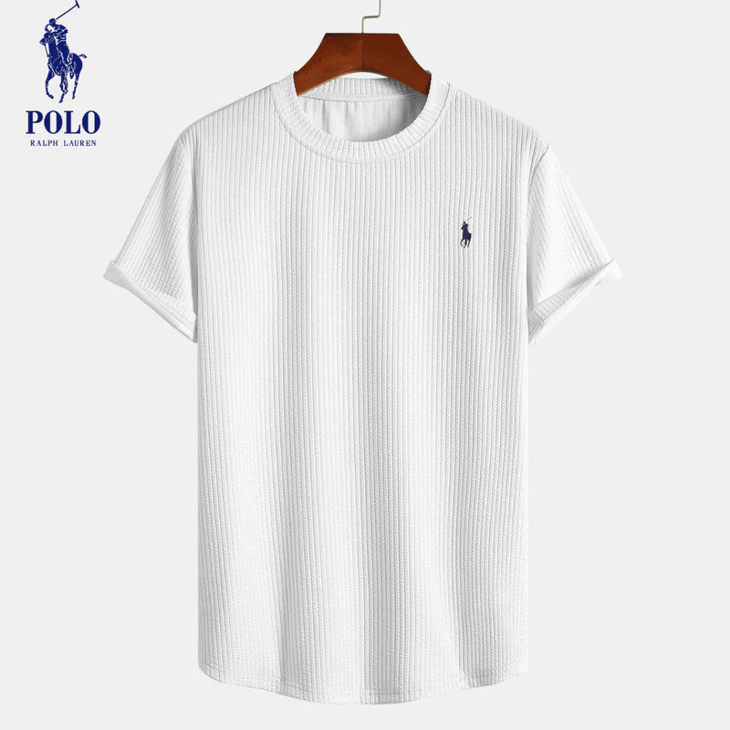 Camiseta de canalé premium de Ralph Lauren