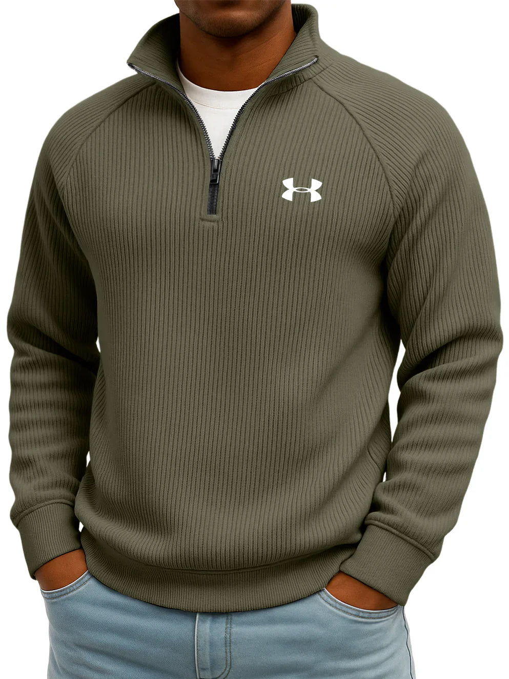 Sudadera deportiva Under Armour con media cremallera: comodidad y estilo