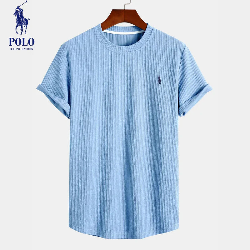 Camiseta de canalé premium de Ralph Lauren