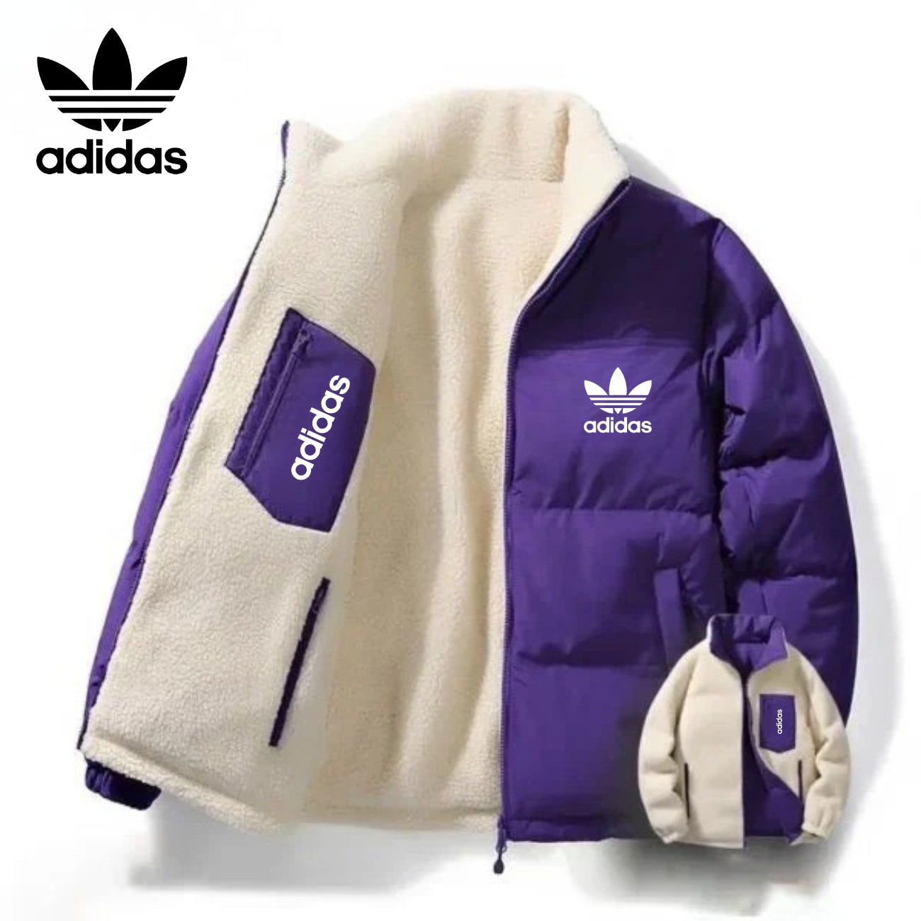 Veste d’hiver réversible || Soldes de liquidation