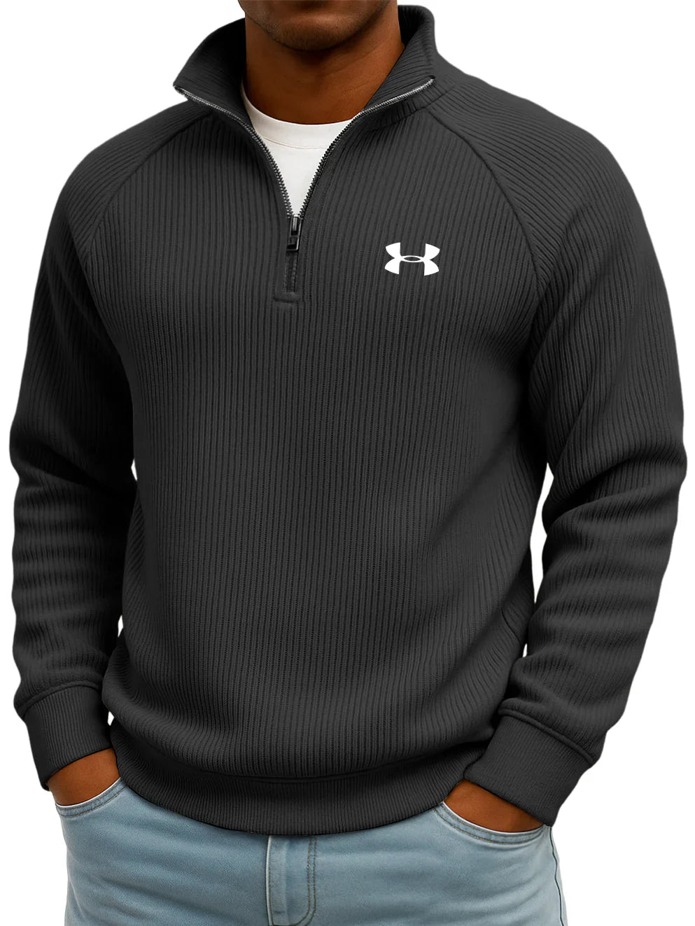 Sudadera deportiva Under Armour con media cremallera: comodidad y estilo