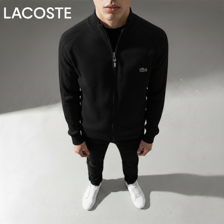 Sweat zippé texturé pour homme LC || Soldes de liquidation