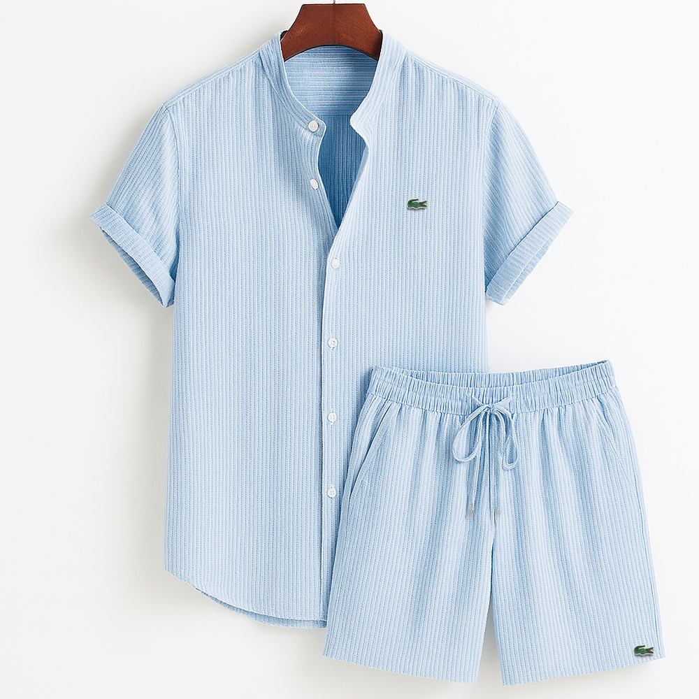 LACOSTE | CONJUNTO DE LUJO PARA HOMBRE (2 PIEZAS)