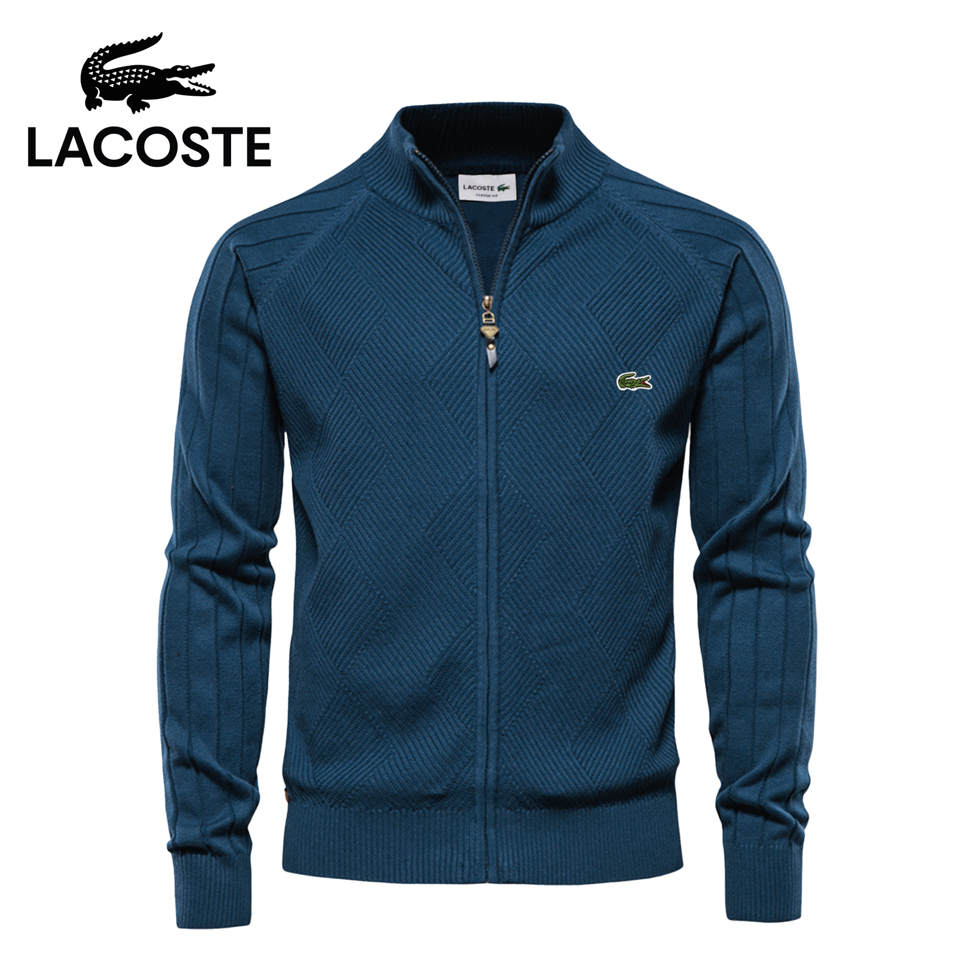 Sweat zippé texturé pour homme LC || Soldes de liquidation