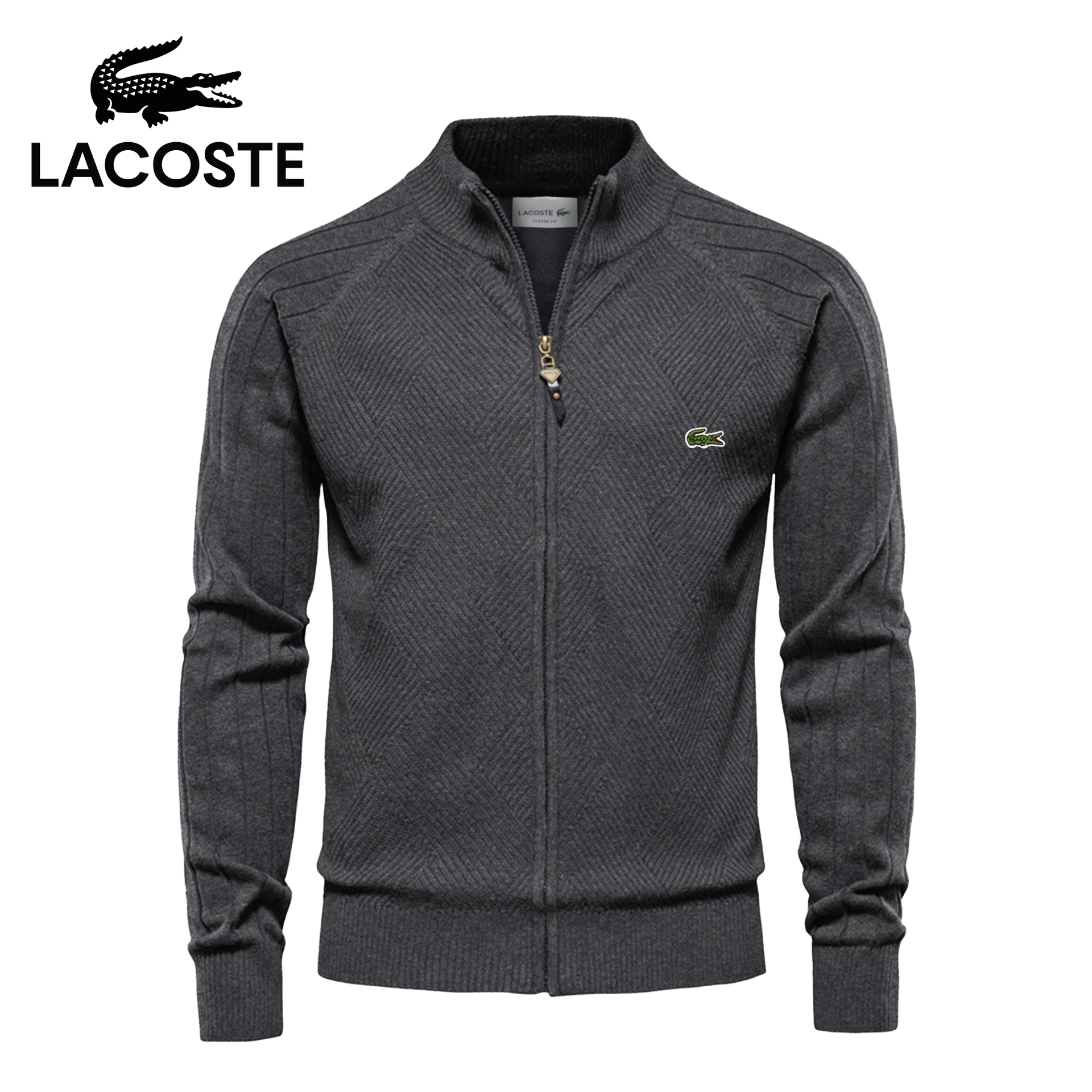 Sweat zippé texturé pour homme LC || Soldes de liquidation