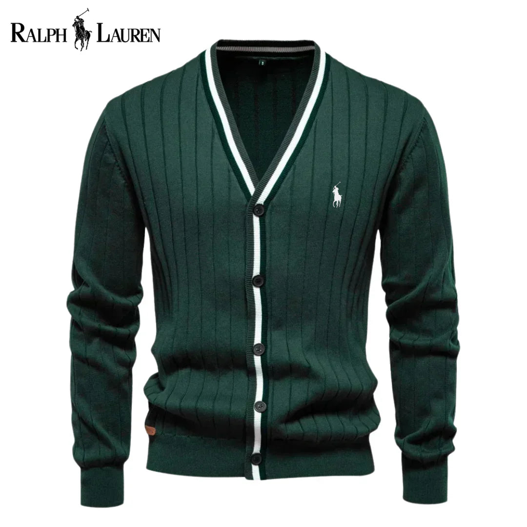 Cárdigan de canalé Ralph Lauren – Estilo clásico